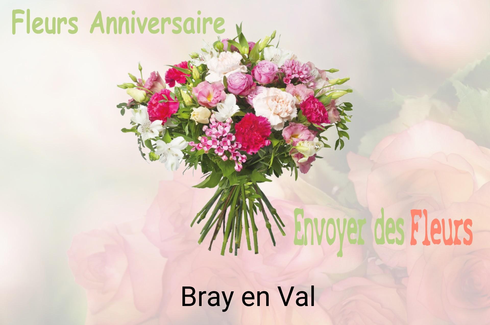 Bouquet de fleurs d’anniversaire livré à Bray-en-Val